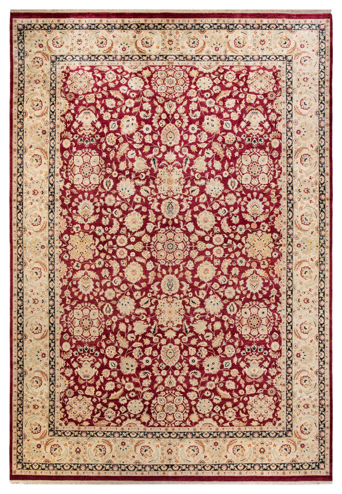 Mogul, One-of-a-Kind Hand-Knotted Area Rug Red, 10' 0 x 14' 4