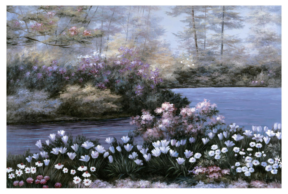 "Blooming Isle" Digital Paper Print by Diane Romanello, 32"x22"