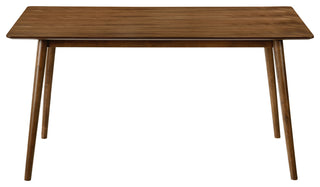 Westmont and Azalea Blue and Walnut Wood 5-Piece Dining Set