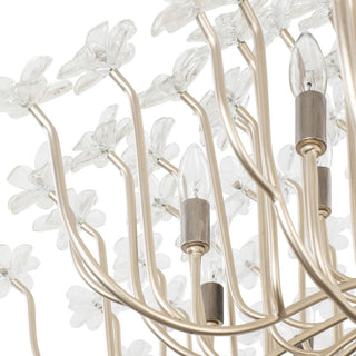 Wildflower 15-Lt Chandelier - Gold Dust/Artifact