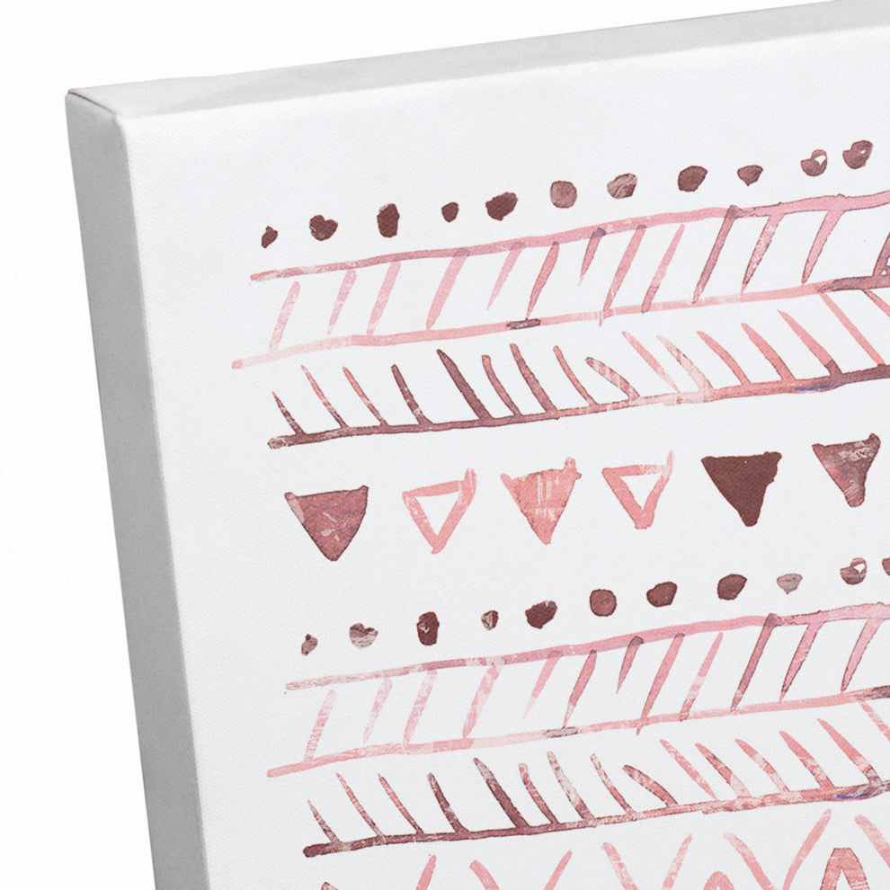Blush Watercolor Print on Canvas