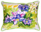 Pair of Betsy Drake Clematis Large Indoor/Outdoor Pillows 16x20