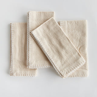 Taupe Napkin Sets, Stitch