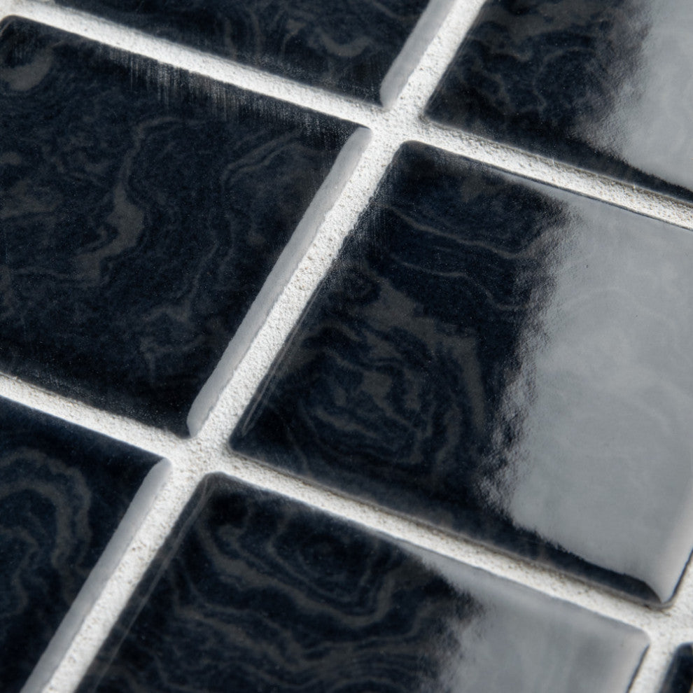 Resort Storm Black Porcelain Floor and Wall Tile
