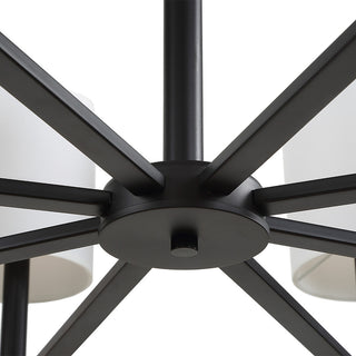 Uttermost 21393 Faiyam 8 Light 37"W Ring Chandelier - Multi-Colored