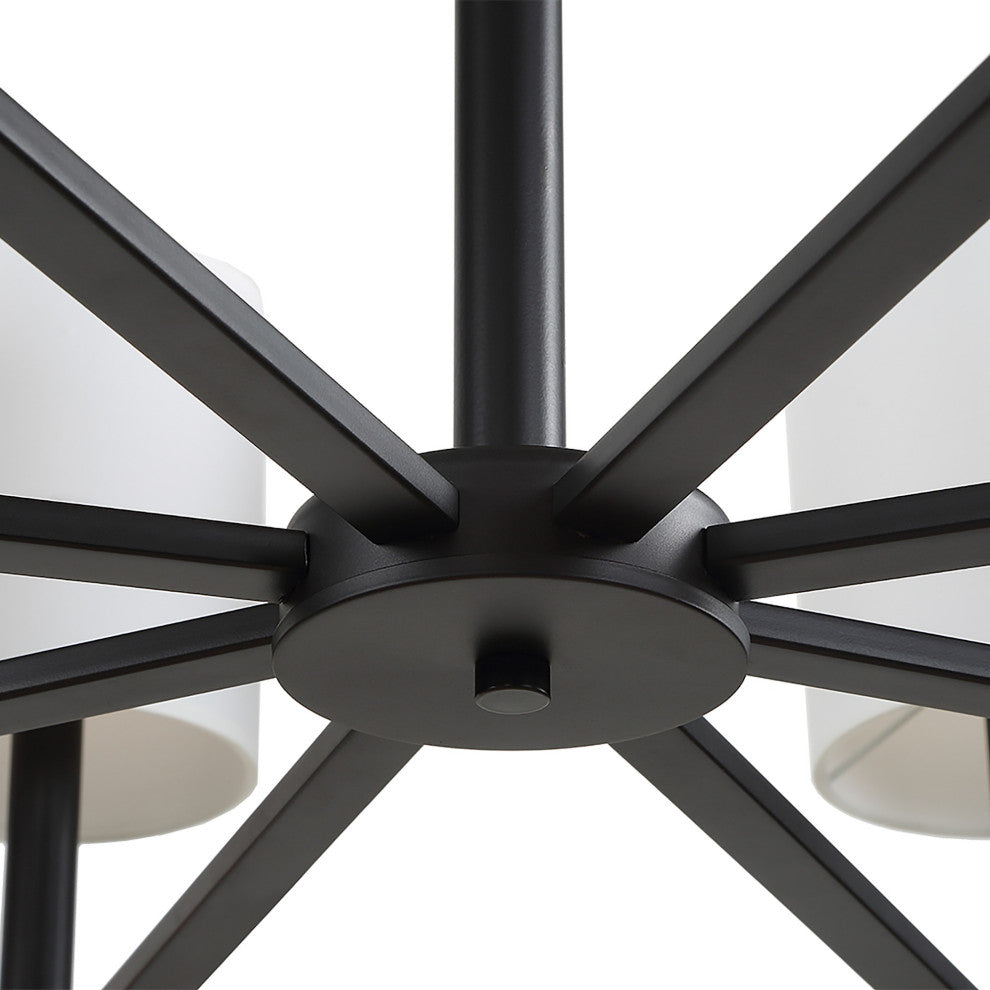 Uttermost 21393 Faiyam 8 Light 37"W Ring Chandelier - Multi-Colored