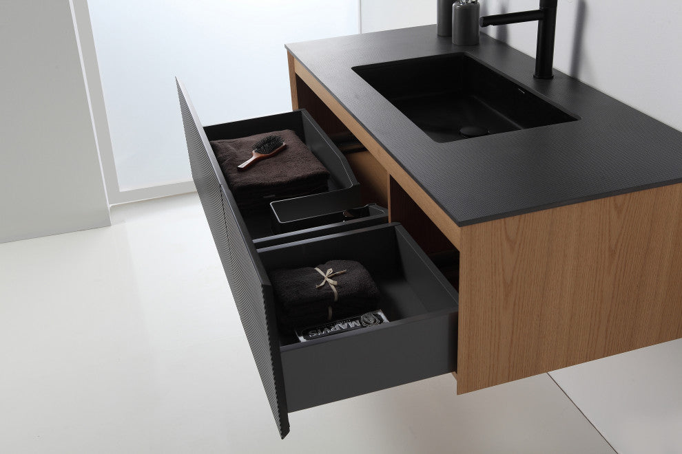 OSLO Wall Mount Modern Bathroom Vanity, 48"