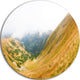 View From Volovec At Tatras, Landscape Large Disc Metal Wall Art, 11"