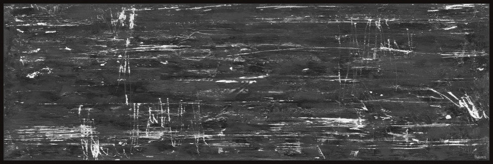 "Stable Release" Floater Framed Painting Print on Canvas, 30x10