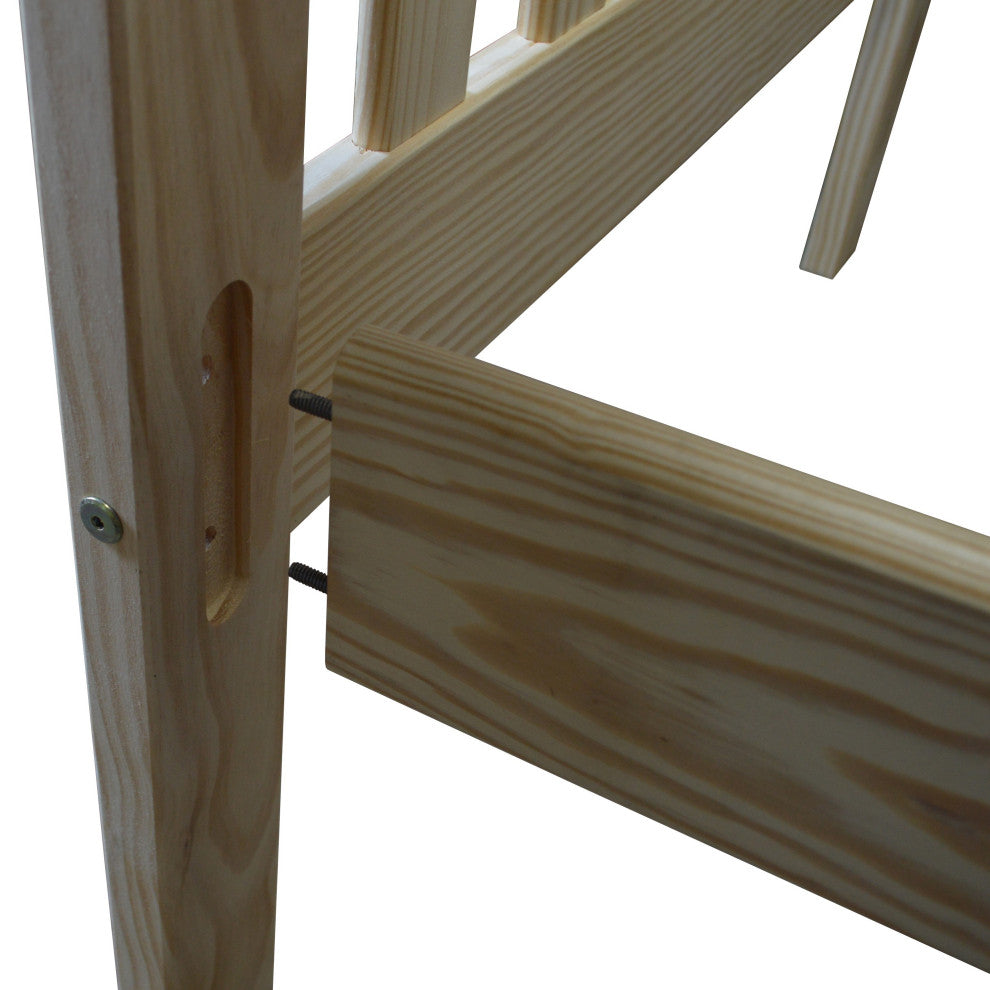 Harmony Bed, Unfinished, Twin