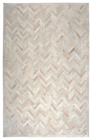 Cowhide Patchwork Rug, Plutus, Neutral, 10'x14'