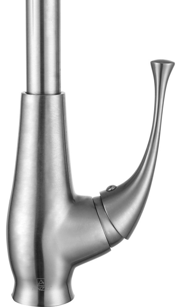 Meadow Single Handle Pull-Out Sprayer Kitchen Faucet, Brushed Nickel
