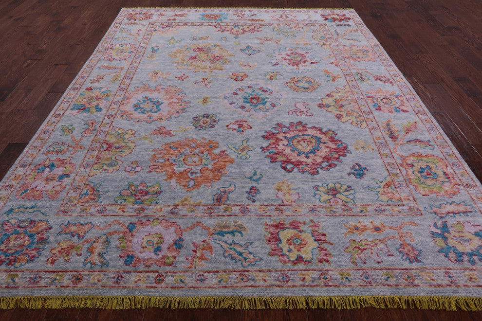 8' 5" X 10' 5" Turkish Oushak Handmade Wool Rug - Q14844