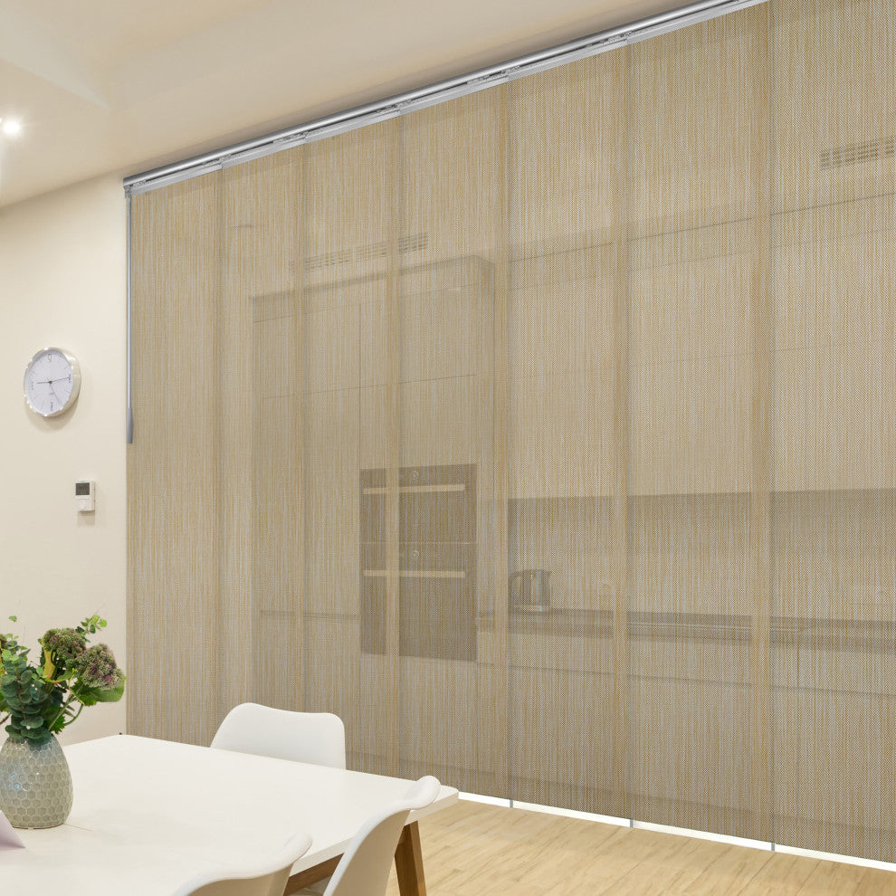 Aldi 7-Panel Track Extendable Vertical Blinds 110-153"W