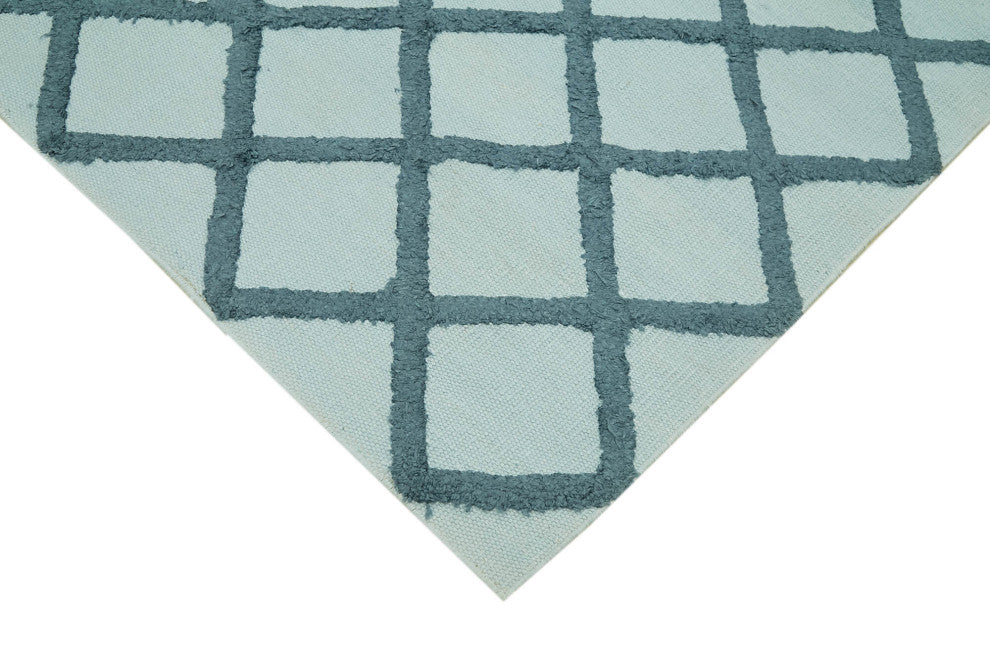 Rug N Carpet - Hand-knotted Modern Design 8' 1'' x 10' 0'' Flatweave Kilim Rug