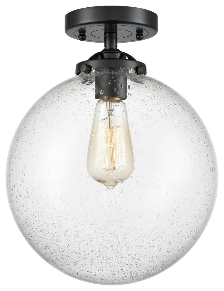 X-Large Beacon 1-Light Semi-Flush Mount, Oil Rubbed Bronze, Seedy