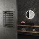 Leto Towel Warmer, Black