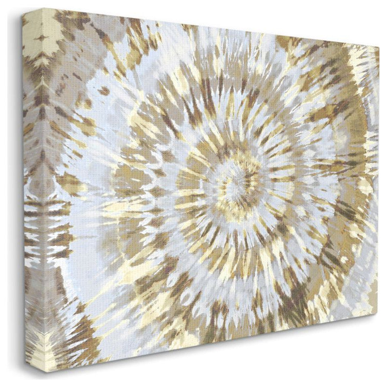 Abstract Patterned Tie Dye Spiral Brown Beige Design,1pc, each 30 x 40