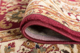 Ventura Transitional Oriental Red Rectangle Area Rug, 9'x12'