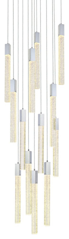 Wade 13-Light Pendant, Chrome