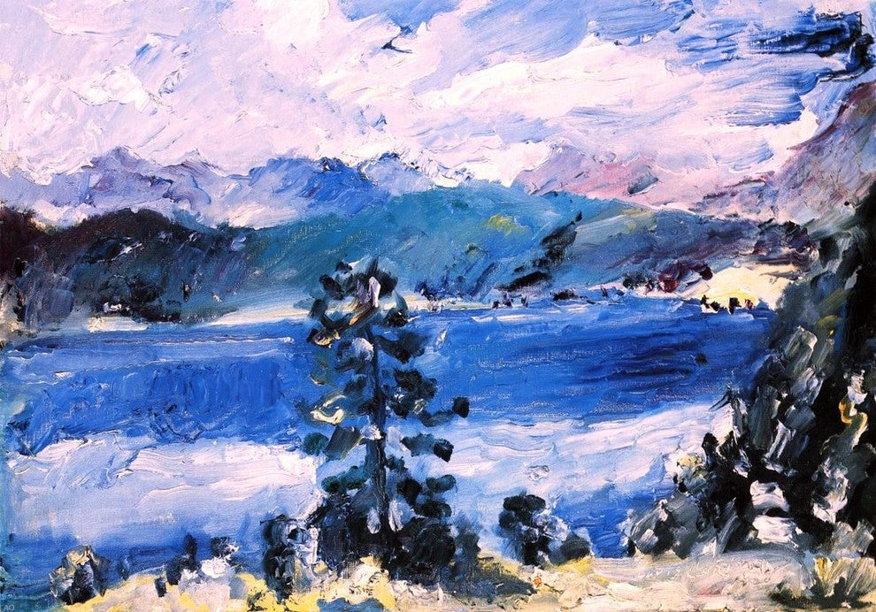 Lovis Corinth The Walchensee With a Larch Tree Wall Decal