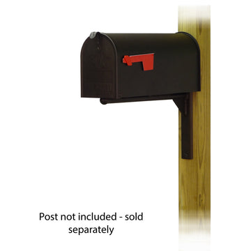 Standard Steel Mailbox With Ashley Front Single Mailbox Mounting Bracket