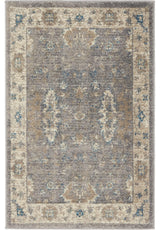 Unique Loom Gray Itzling Salzburg 2'x3' Area Rug
