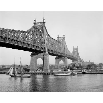Blackwell''s Island, Queensboro Bridge, New York, N.Y. Print