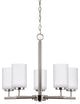 Generation Lighting Lighting 5-Light Chandelier, Brushed Nickel