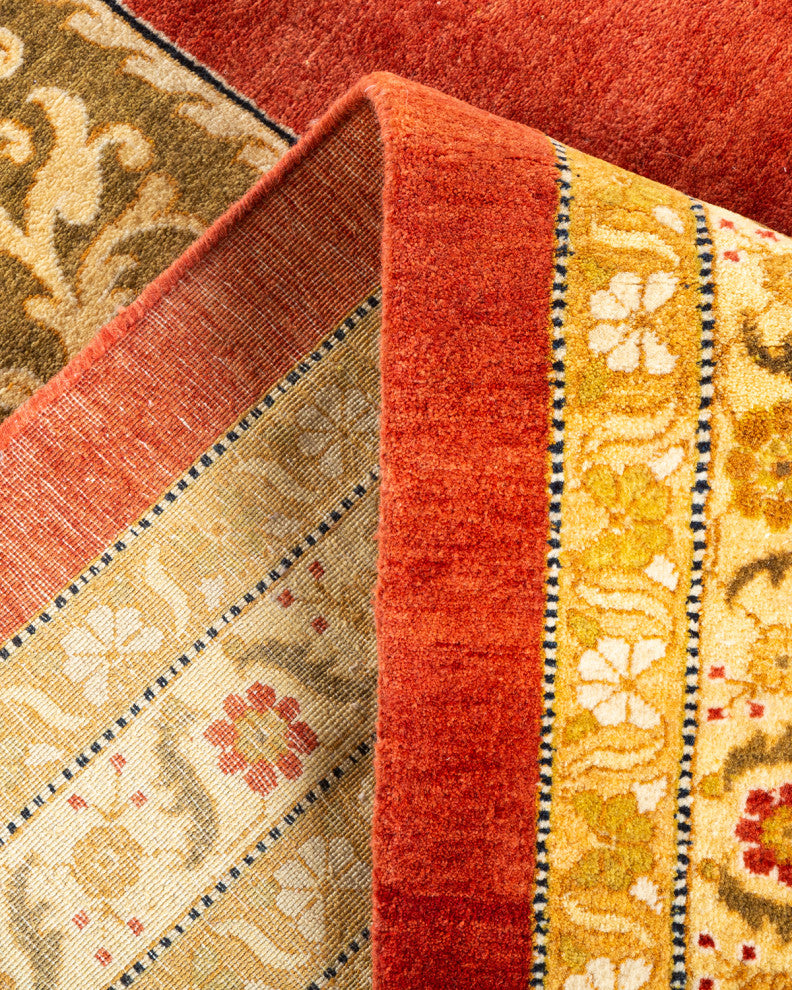 Mogul, One-of-a-Kind Hand-Knotted Area Rug Orange, 12'1"x18'1"