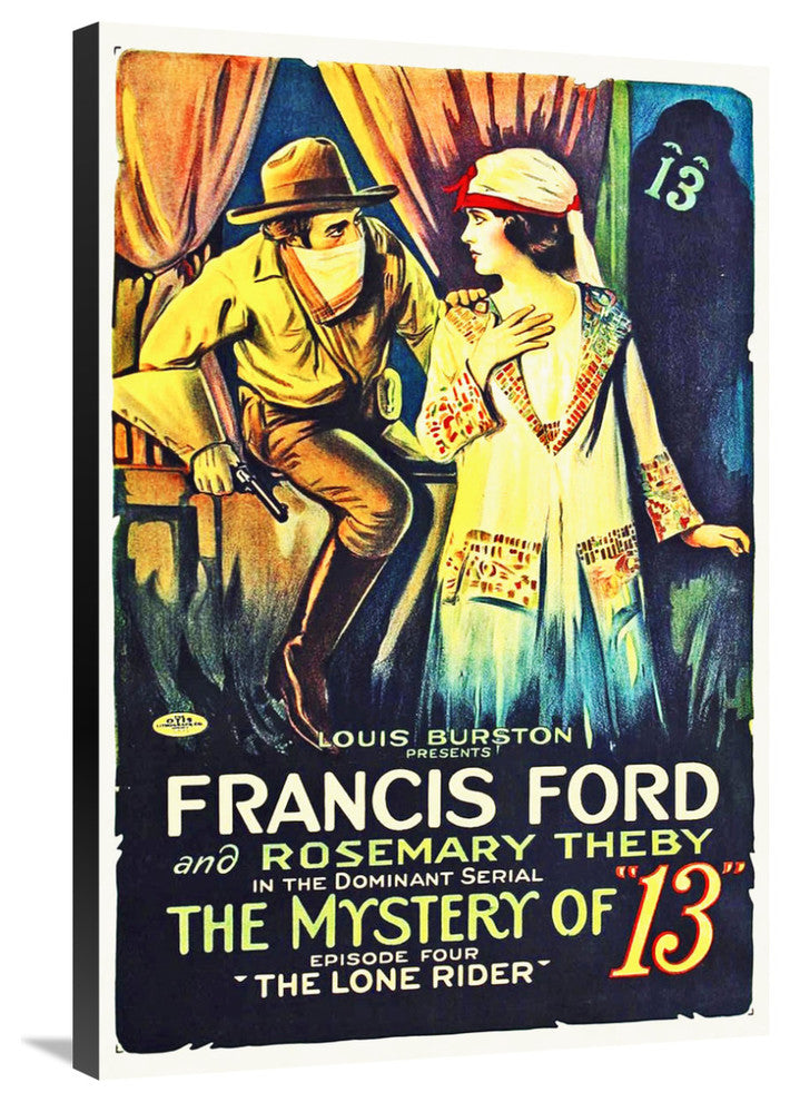 "The Mystery of 13" Stretched Canvas Giclee by Hollywood Photo Archive, 24x36"