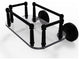 Prestige Regal Wall Mounted Glass Guest Towel Tray, Matte Black