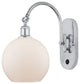 Innovations 518-1W-PC-G121-8-LED 1 Light 8" Sconce, Polished Chrome