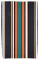 Multi-Stripe, Stripe Print Beach Towel, Orange