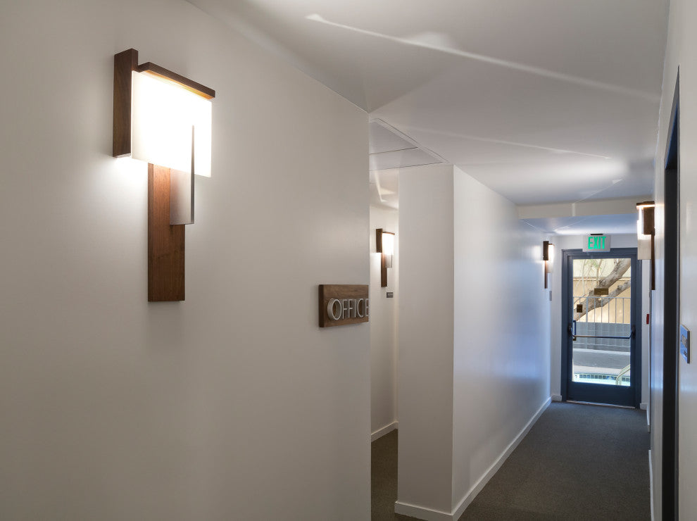 Oris - LED Wall Sconce, Wood: Oiled Walnut
