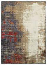 Oriental Weavers Evolution Ivory/ Multi Abstract Indoor Area Rug 8'6"X11'7"