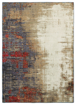 Oriental Weavers Evolution Ivory/ Multi Abstract Indoor Area Rug 8'6"X11'7"