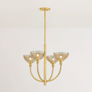 Mitzi Eva Chandelier Aged Brass