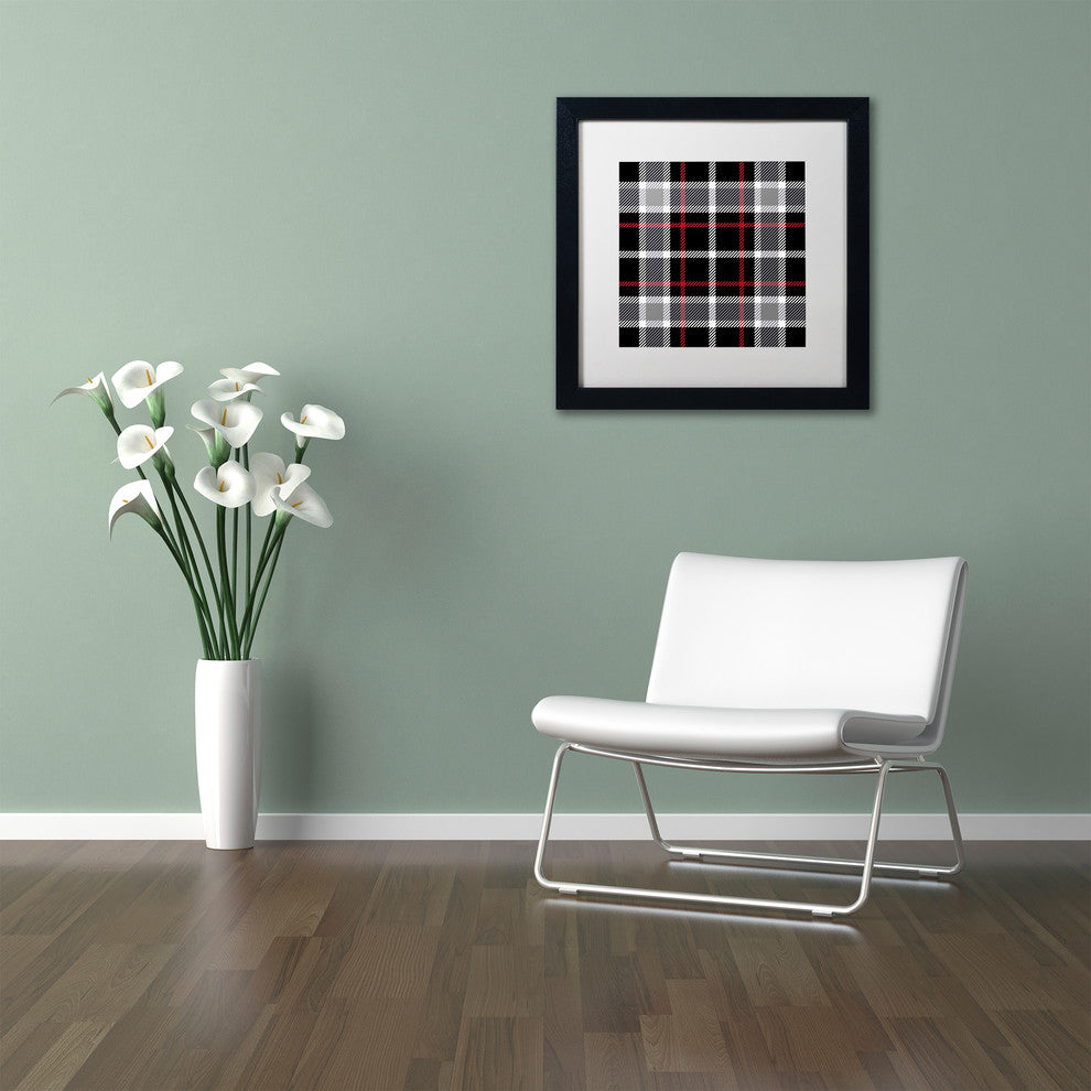Color Bakery ''Group 05 A'' Matted Framed Art, Black Frame, White Mat, 11x11
