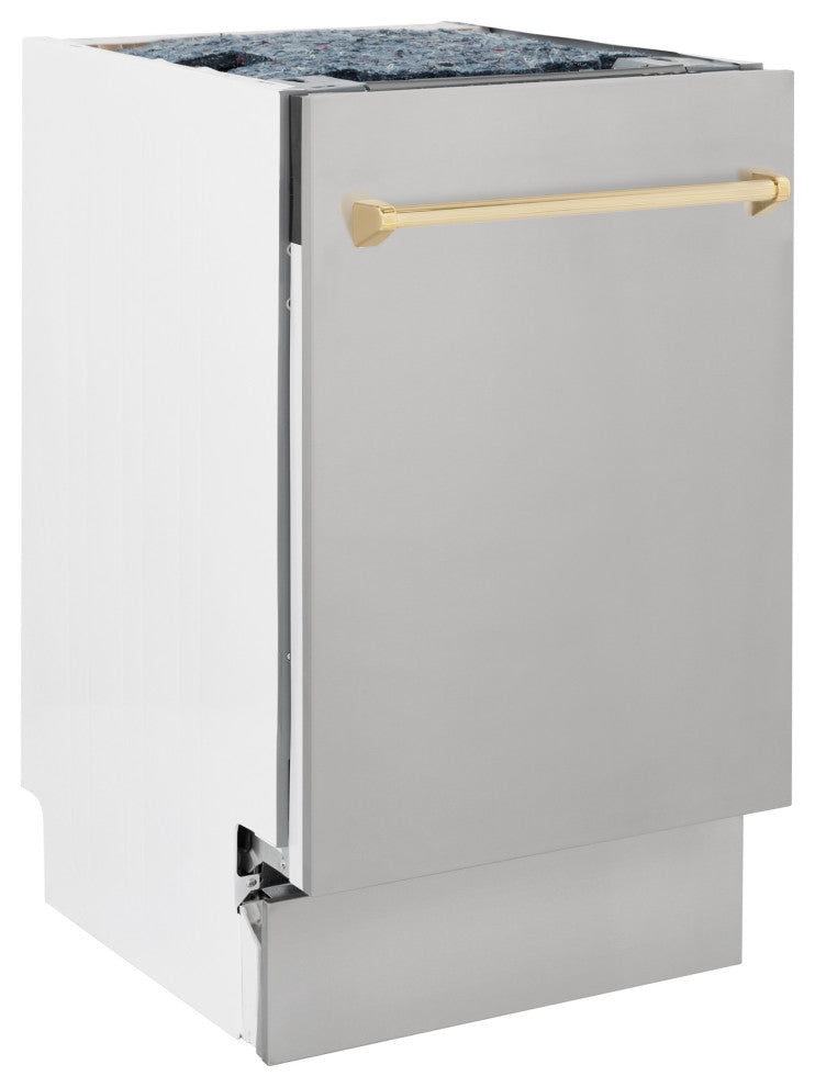 ZLINE 18" Tall Tub Dishwasher, Stainless Steel DWVZ-304-18-G