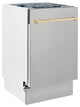 ZLINE 18" Tall Tub Dishwasher, Stainless Steel DWVZ-304-18-G