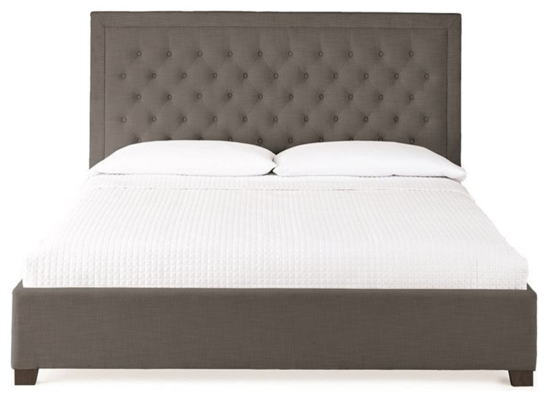 Isadora King Bed, Gray
