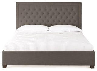 Isadora King Bed, Gray