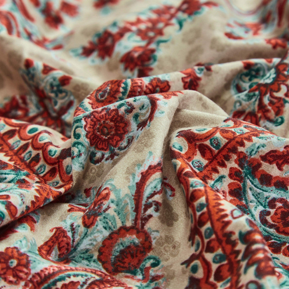 Tache Bohemian Chic Mandala Paisley Fitted Sheet, Full