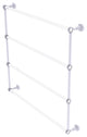 Pacific Grove 4 Tier 36" Ladder Towel Bar with Dotted Accents, Matte White