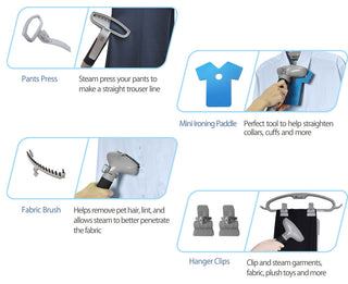 Professional Garment Steamer With Food Pedals, Silver