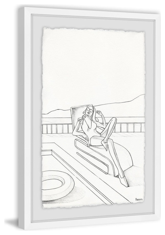 "Summer Chill" Framed Painting Print, 30"x45"