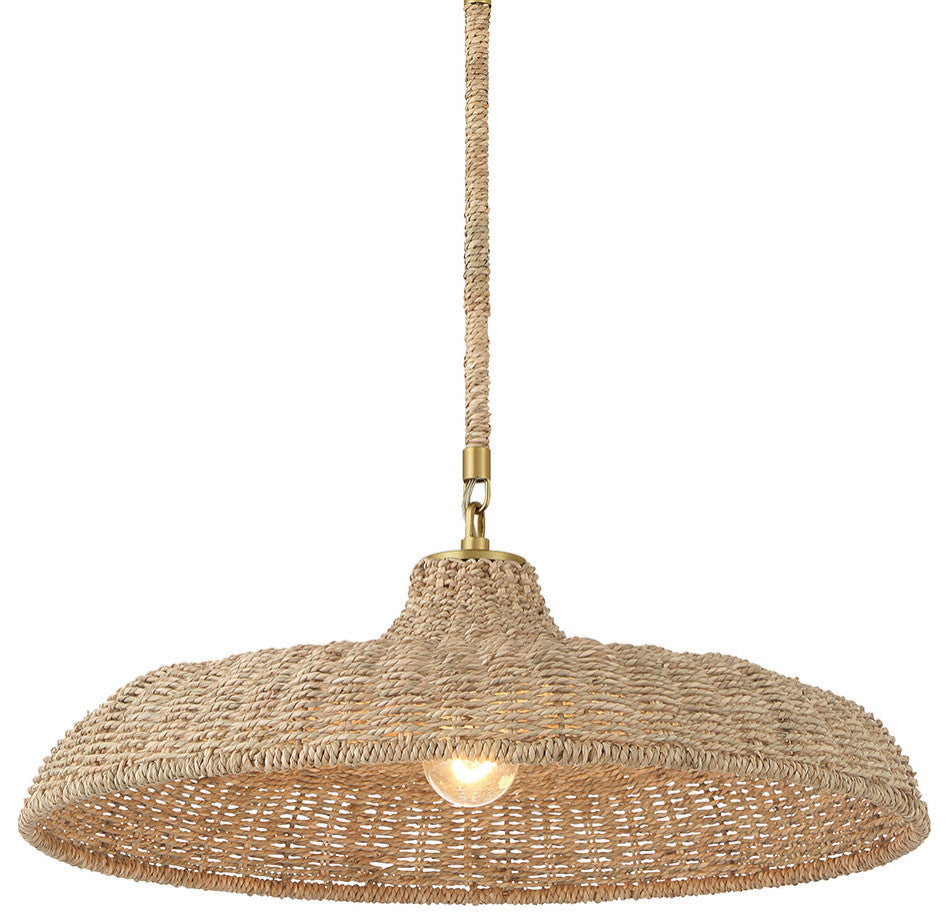 Crystorama Lighting Group ODS-7801 Odessa 21"W Pendant - Soft Gold