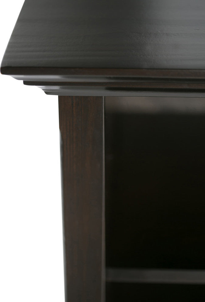 Amherst Solid Wood Multi Cube Bookcase And Storage Unit, Hickory Brown