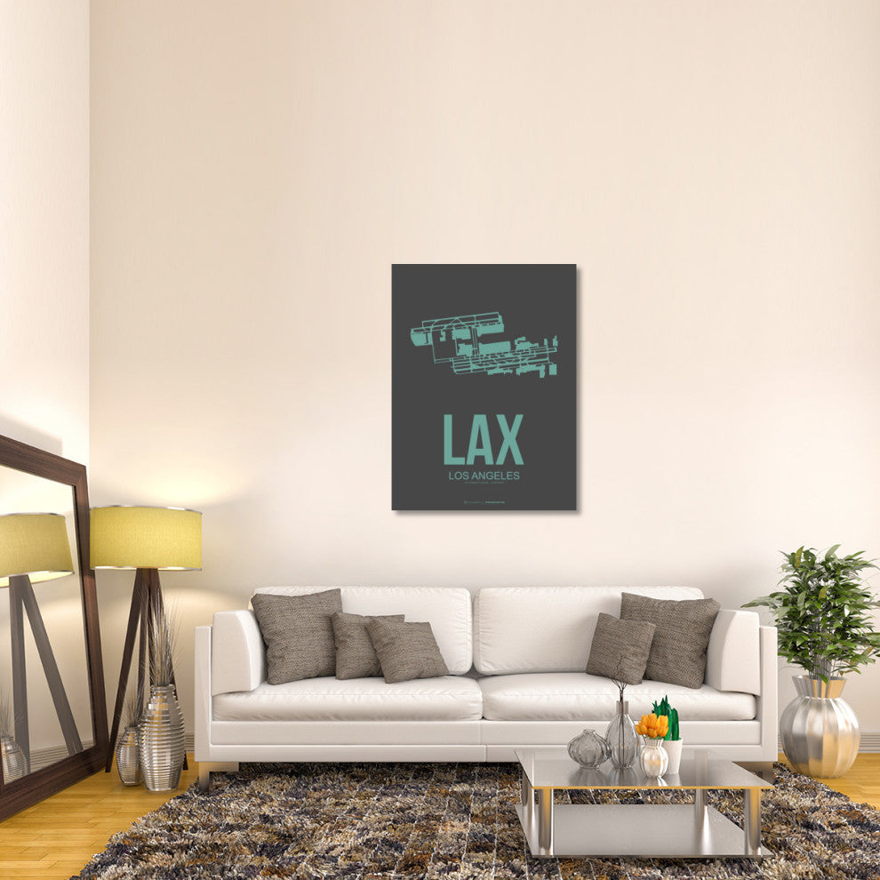 "LAX Los Angeles Poster 2" Fine Art Print